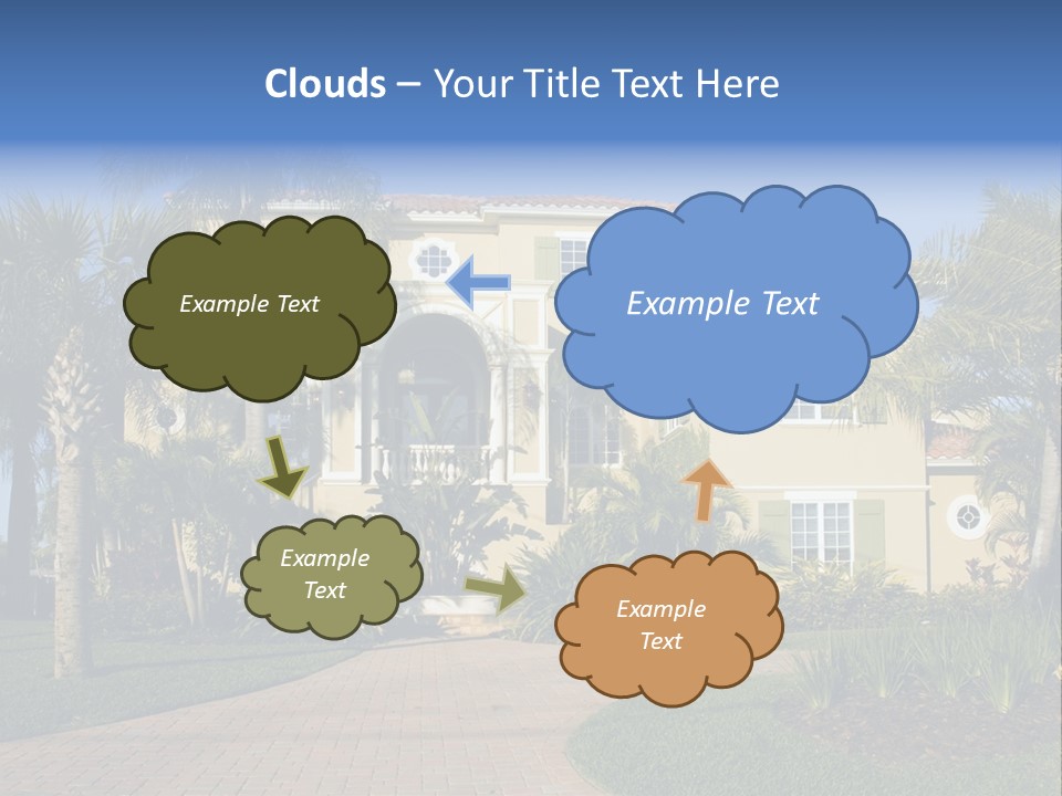 Immense Luxurious Modern Mansion In Central Florida PowerPoint Template