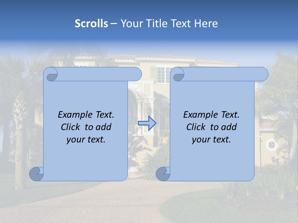 Immense Luxurious Modern Mansion In Central Florida PowerPoint Template