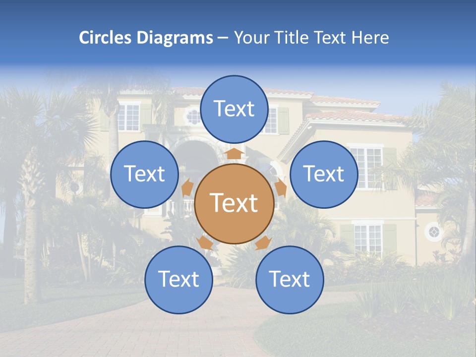 Immense Luxurious Modern Mansion In Central Florida PowerPoint Template