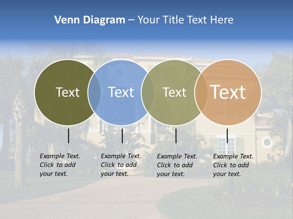 Immense Luxurious Modern Mansion In Central Florida PowerPoint Template