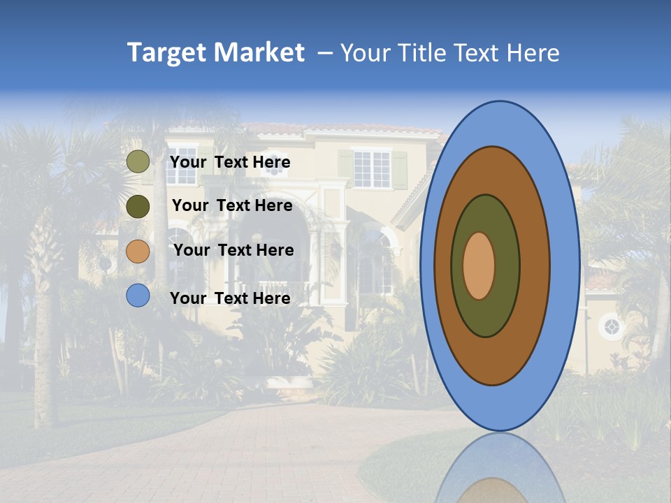 Immense Luxurious Modern Mansion In Central Florida PowerPoint Template