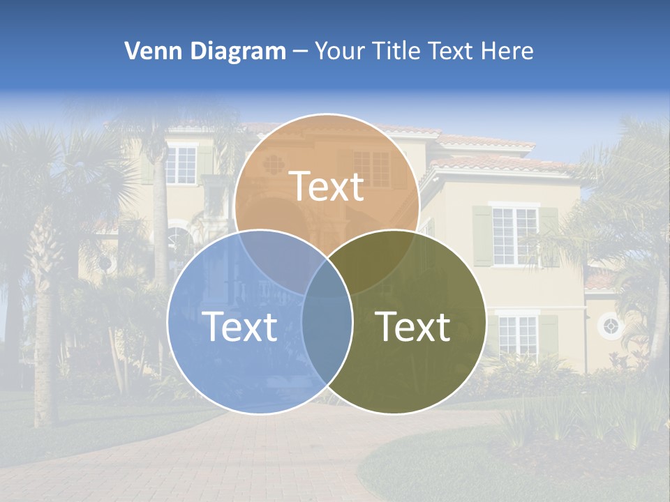 Immense Luxurious Modern Mansion In Central Florida PowerPoint Template