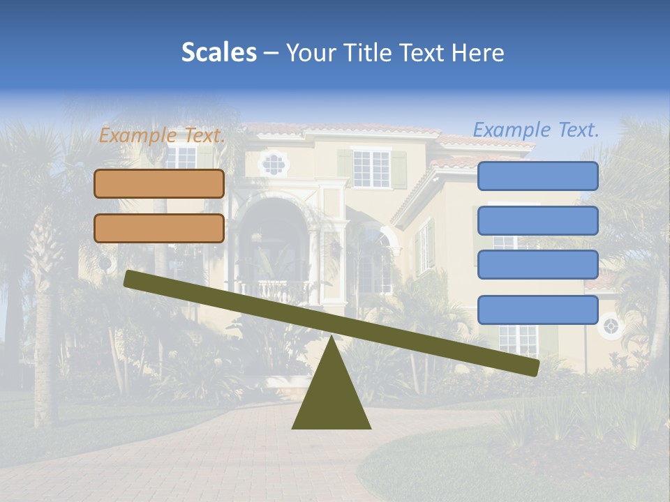 Immense Luxurious Modern Mansion In Central Florida PowerPoint Template