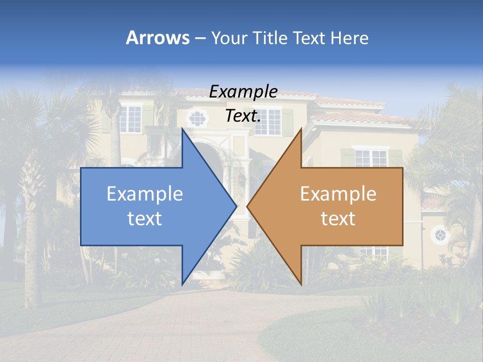 Immense Luxurious Modern Mansion In Central Florida PowerPoint Template