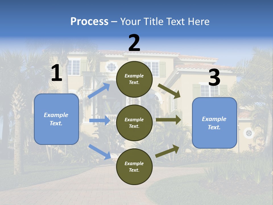 Immense Luxurious Modern Mansion In Central Florida PowerPoint Template