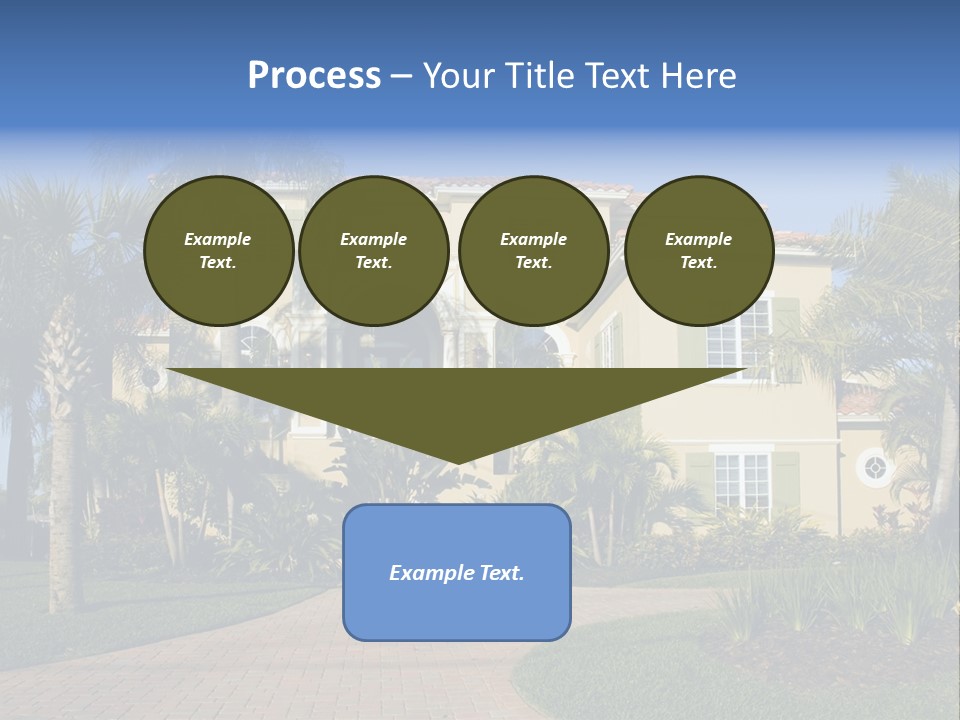 Immense Luxurious Modern Mansion In Central Florida PowerPoint Template