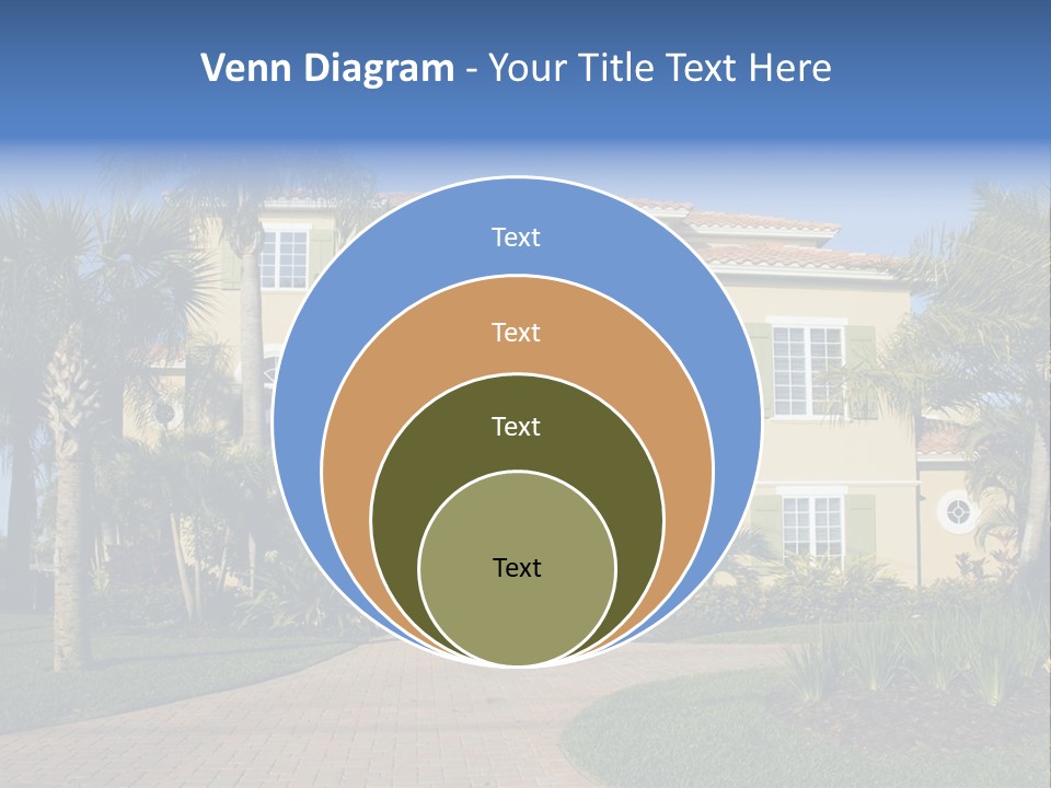 Immense Luxurious Modern Mansion In Central Florida PowerPoint Template