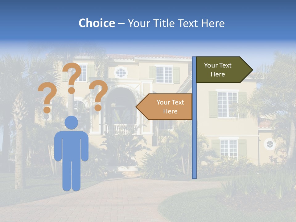 Immense Luxurious Modern Mansion In Central Florida PowerPoint Template