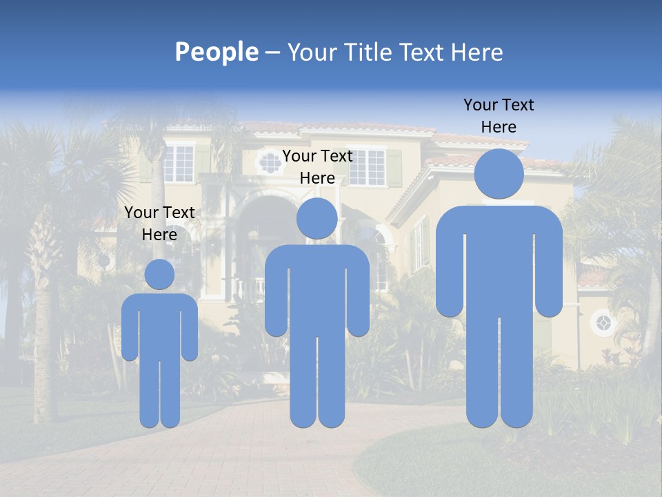 Immense Luxurious Modern Mansion In Central Florida PowerPoint Template