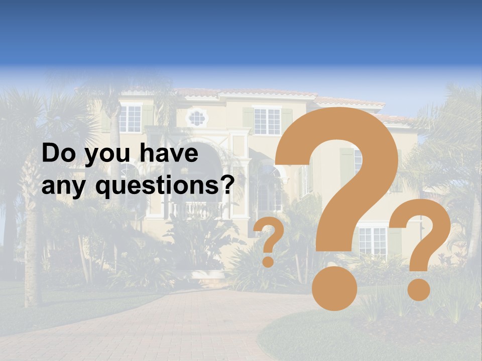 Immense Luxurious Modern Mansion In Central Florida PowerPoint Template