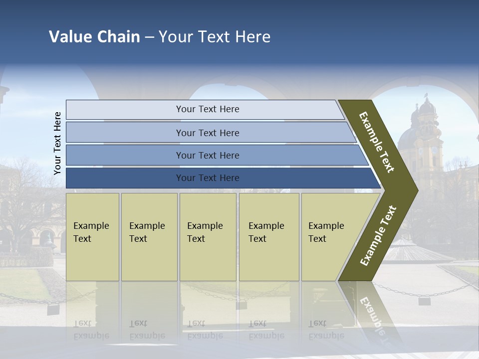 Water-Drops On Green PowerPoint Template