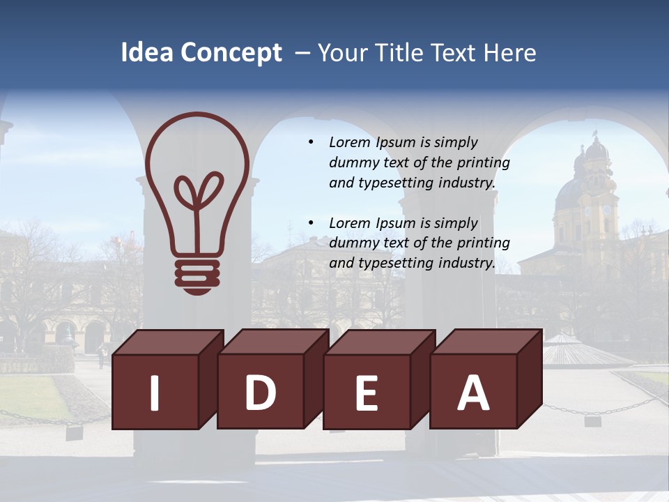 Water-Drops On Green PowerPoint Template