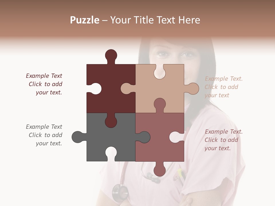 Female Nurse PowerPoint Template