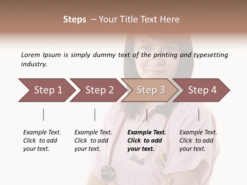 Female Nurse PowerPoint Template