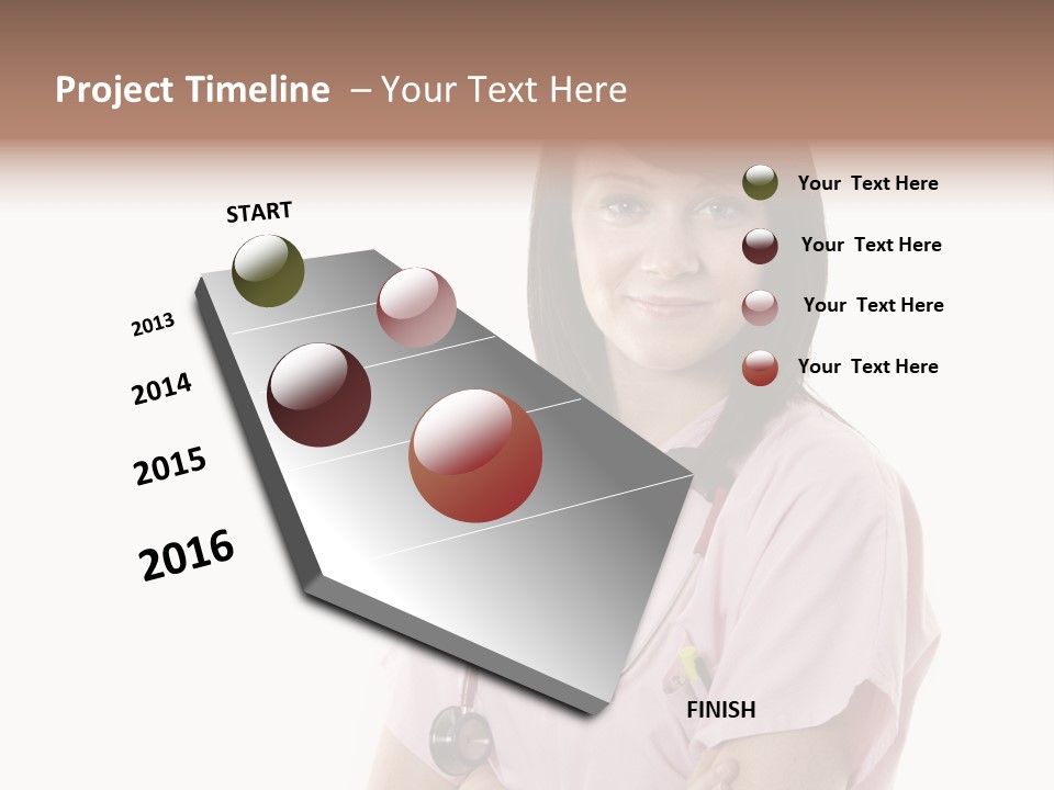 Female Nurse PowerPoint Template