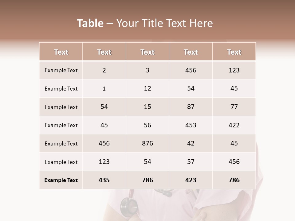 Female Nurse PowerPoint Template