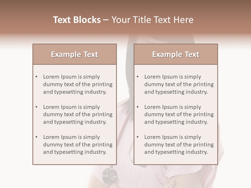Female Nurse PowerPoint Template