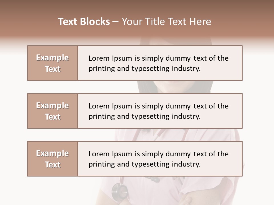 Female Nurse PowerPoint Template