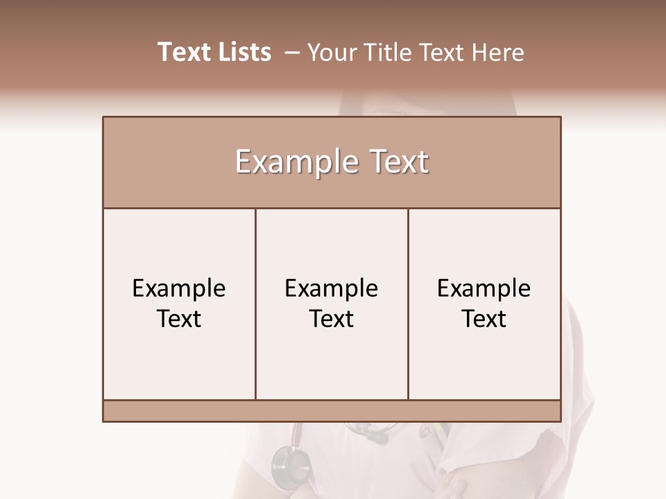 Female Nurse PowerPoint Template