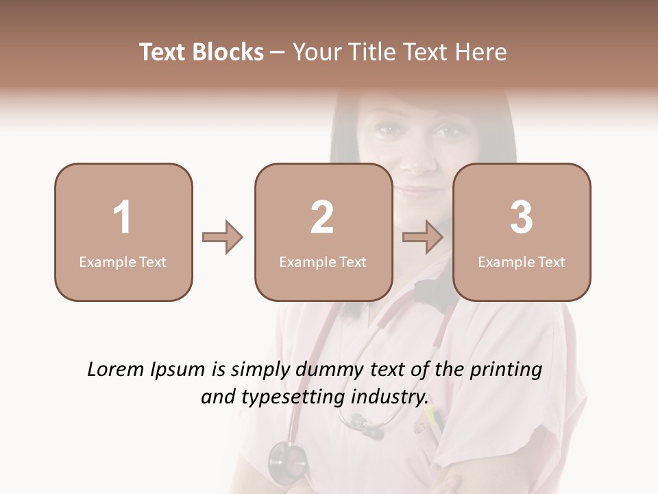 Female Nurse PowerPoint Template