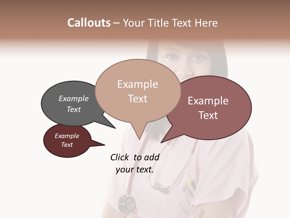 Female Nurse PowerPoint Template