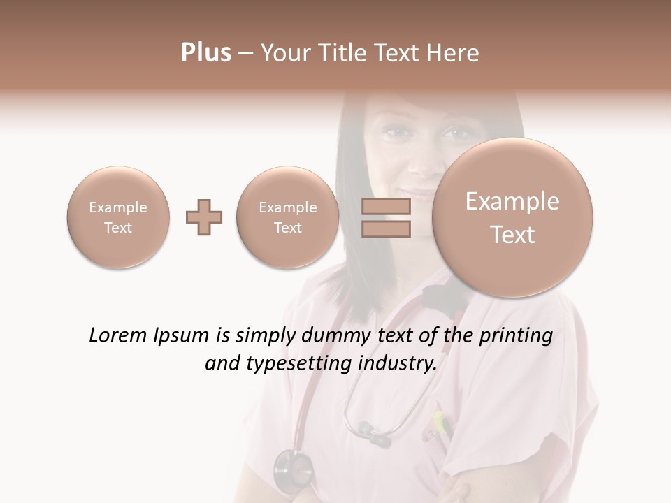 Female Nurse PowerPoint Template