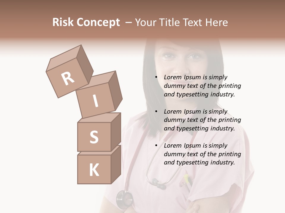 Female Nurse PowerPoint Template