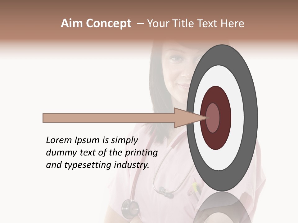 Female Nurse PowerPoint Template