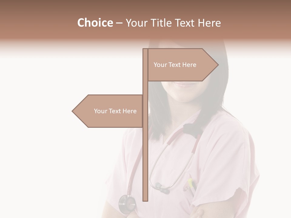 Female Nurse PowerPoint Template