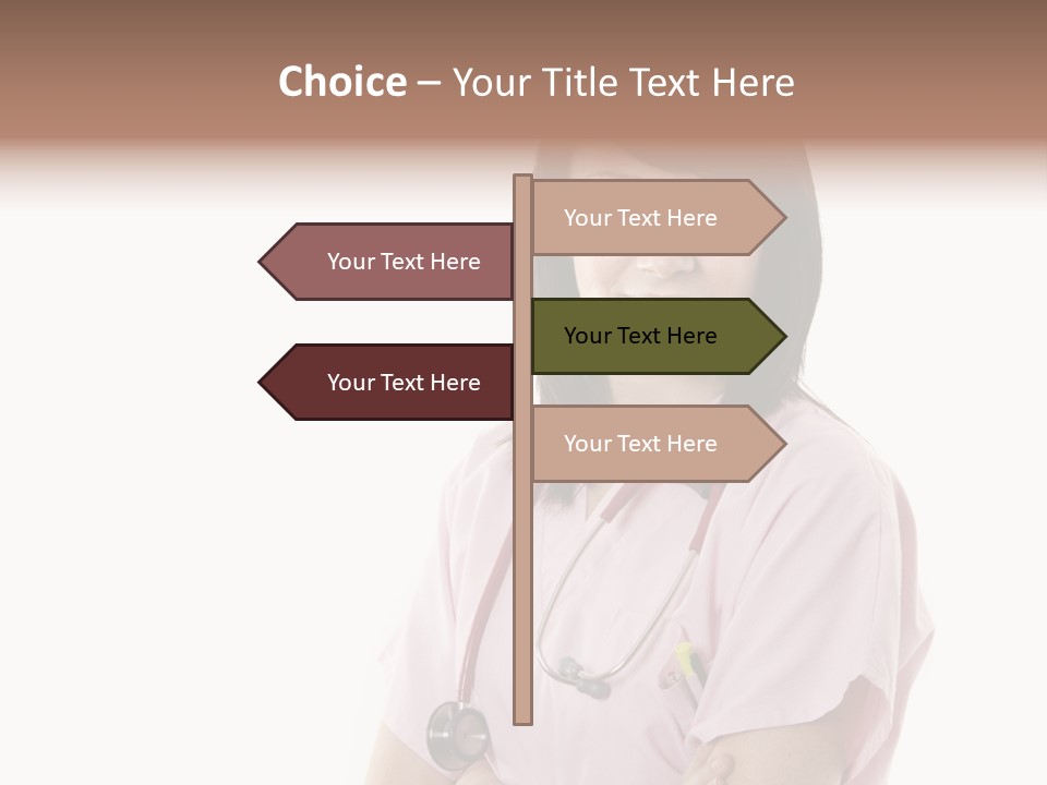 Female Nurse PowerPoint Template