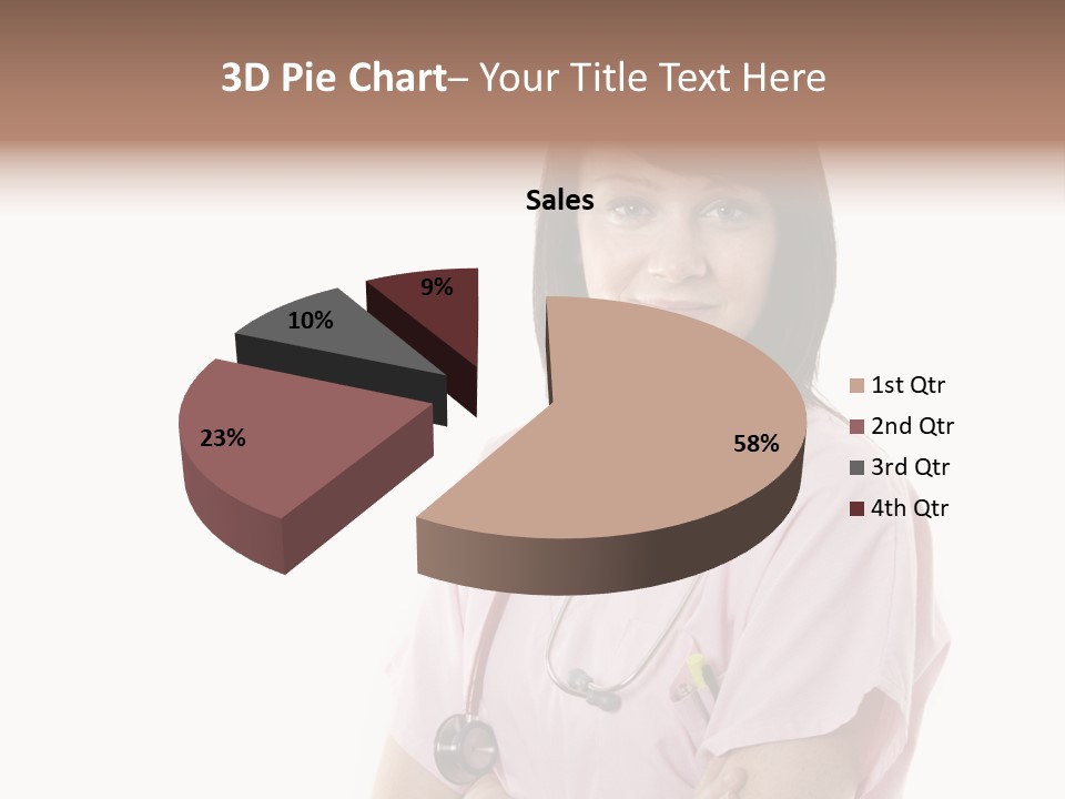 Female Nurse PowerPoint Template