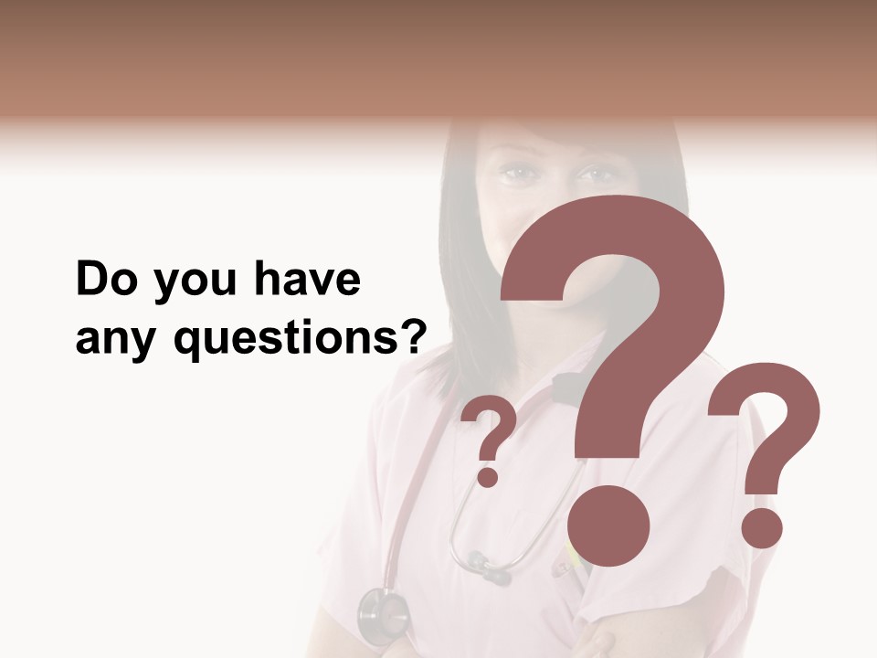 Female Nurse PowerPoint Template