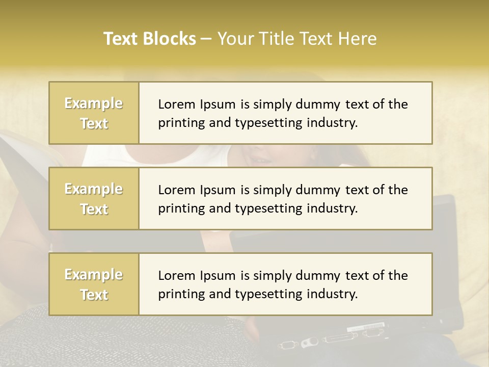 Photo Of A Woman With A Child Reading. PowerPoint Template