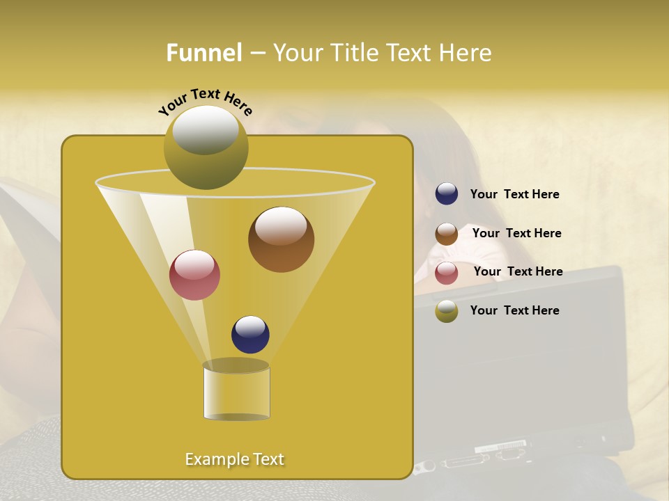 Photo Of A Woman With A Child Reading. PowerPoint Template