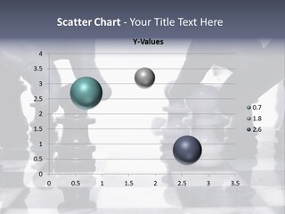 Two Players Facing Off On The Chess Board PowerPoint Template