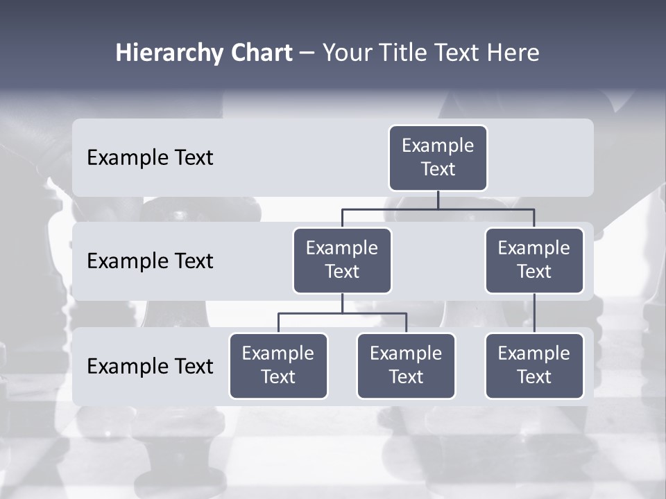 Two Players Facing Off On The Chess Board PowerPoint Template