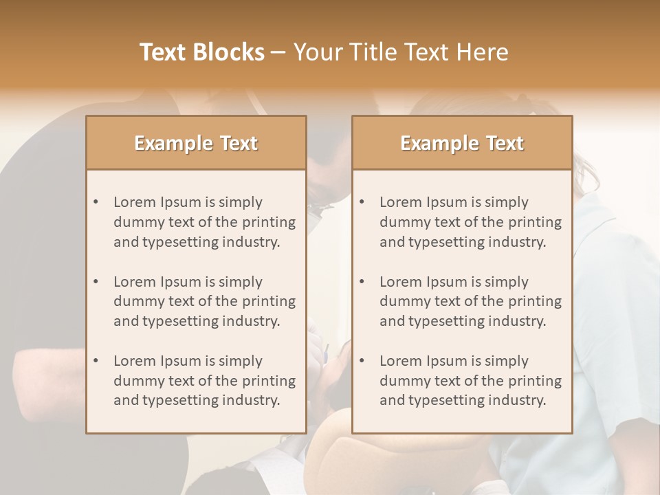 Young Female Patient Takes A Dental Attendance In The Dentist's Office. PowerPoint Template