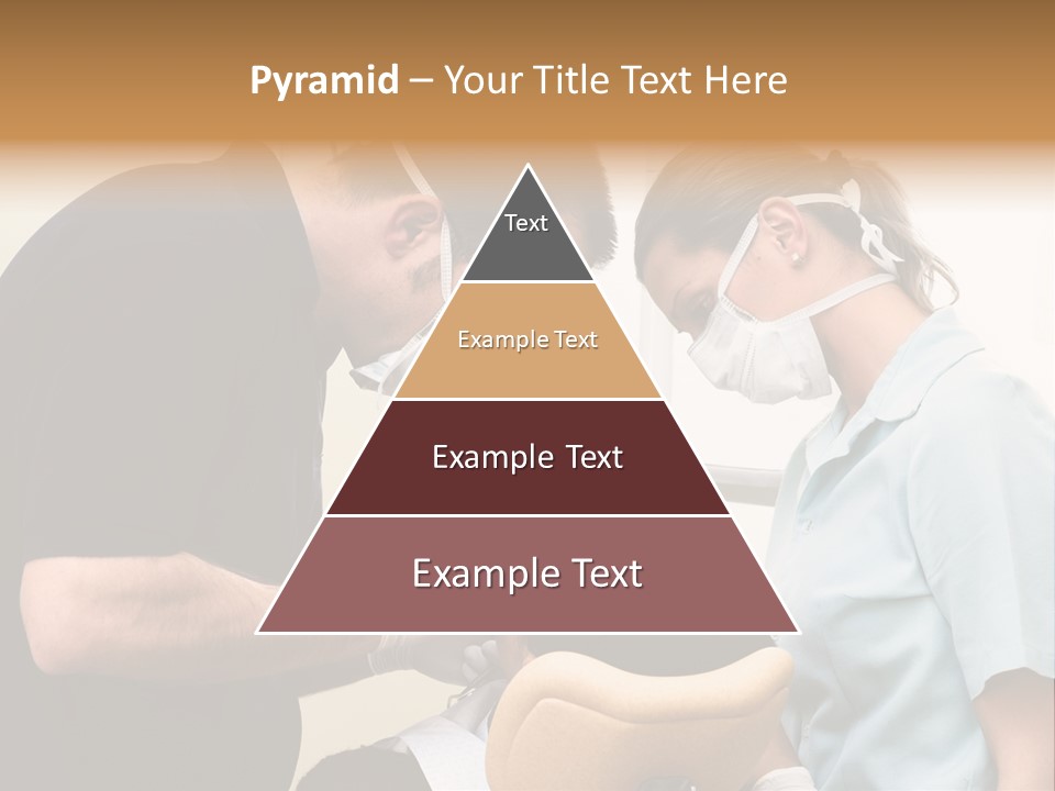 Young Female Patient Takes A Dental Attendance In The Dentist's Office. PowerPoint Template