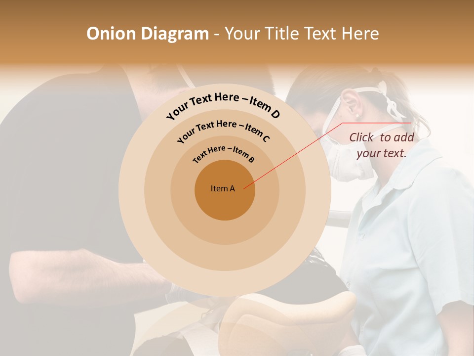 Young Female Patient Takes A Dental Attendance In The Dentist's Office. PowerPoint Template