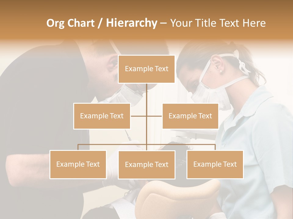 Young Female Patient Takes A Dental Attendance In The Dentist's Office. PowerPoint Template