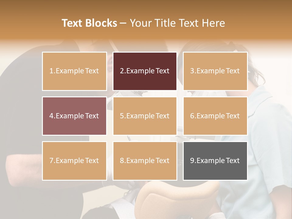 Young Female Patient Takes A Dental Attendance In The Dentist's Office. PowerPoint Template