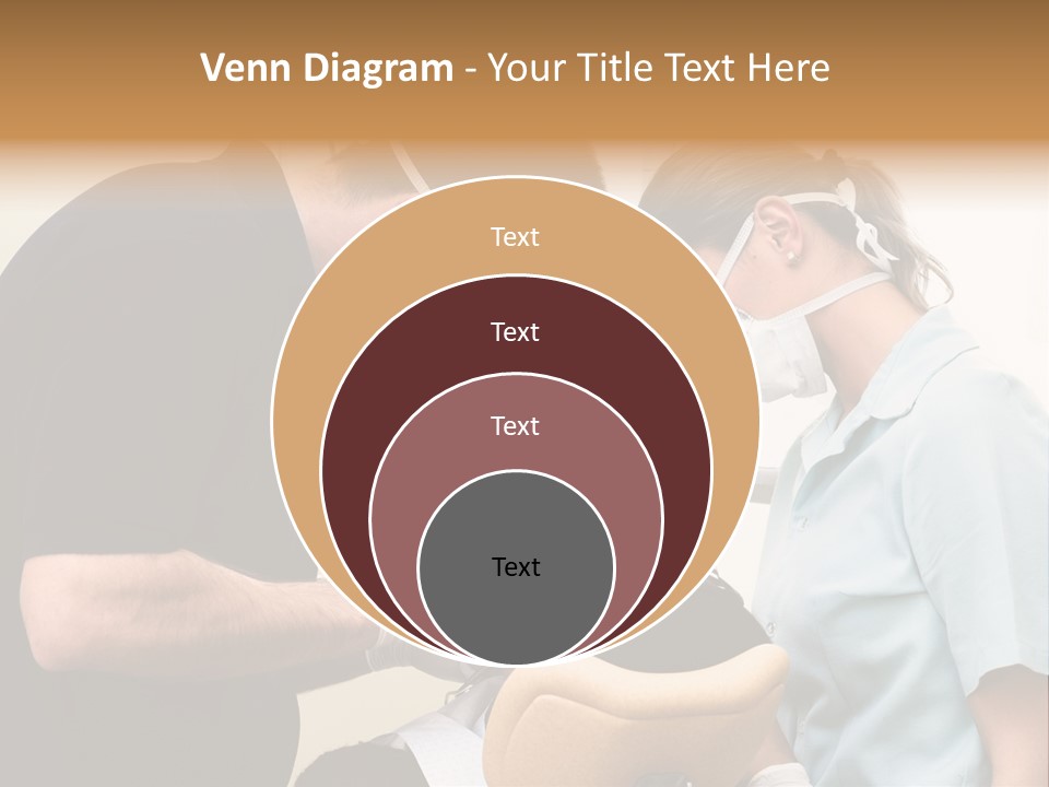 Young Female Patient Takes A Dental Attendance In The Dentist's Office. PowerPoint Template