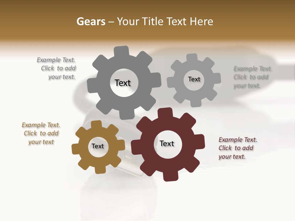 Close Up Of Computer Cables On A White Background PowerPoint Template