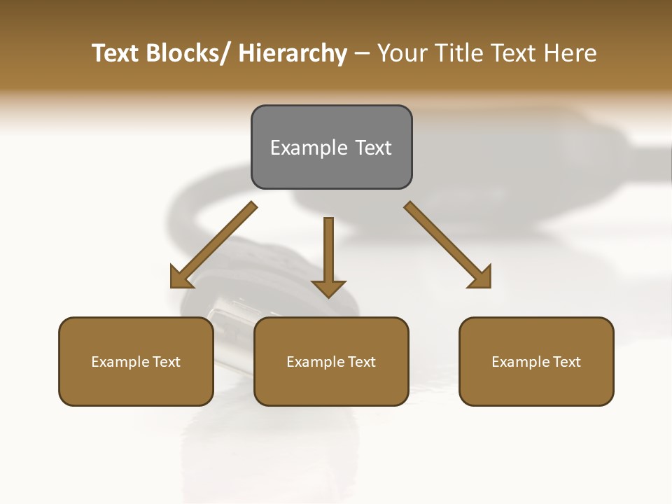 Close Up Of Computer Cables On A White Background PowerPoint Template