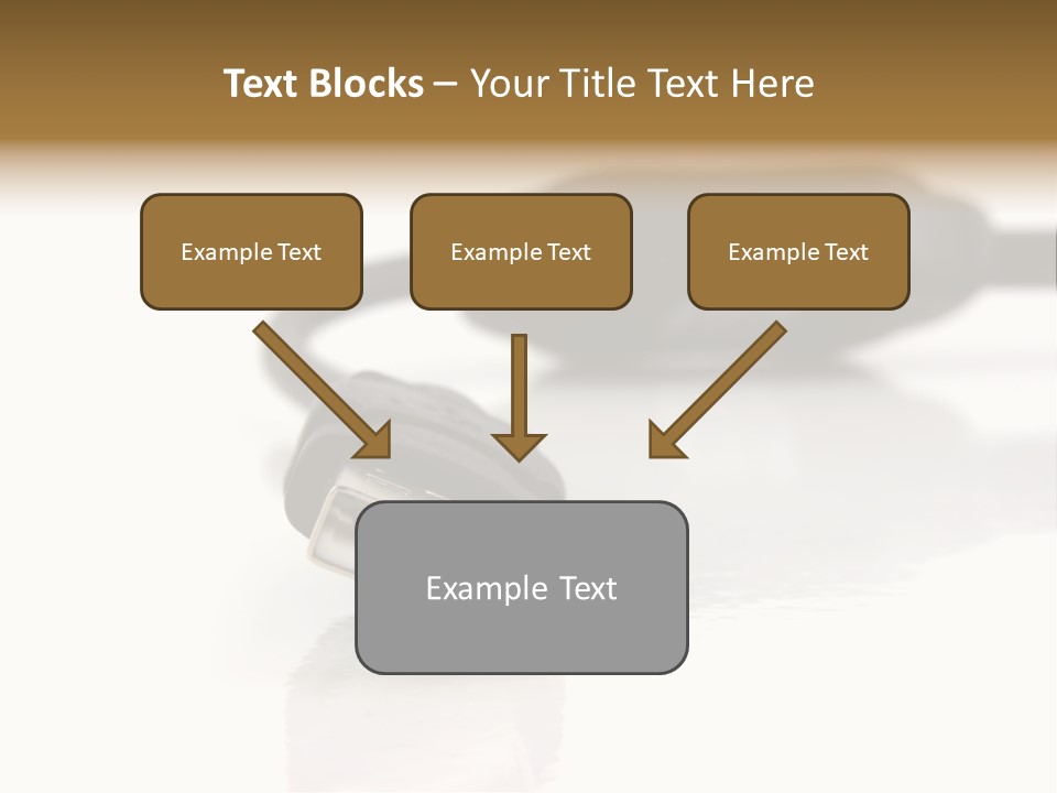 Close Up Of Computer Cables On A White Background PowerPoint Template