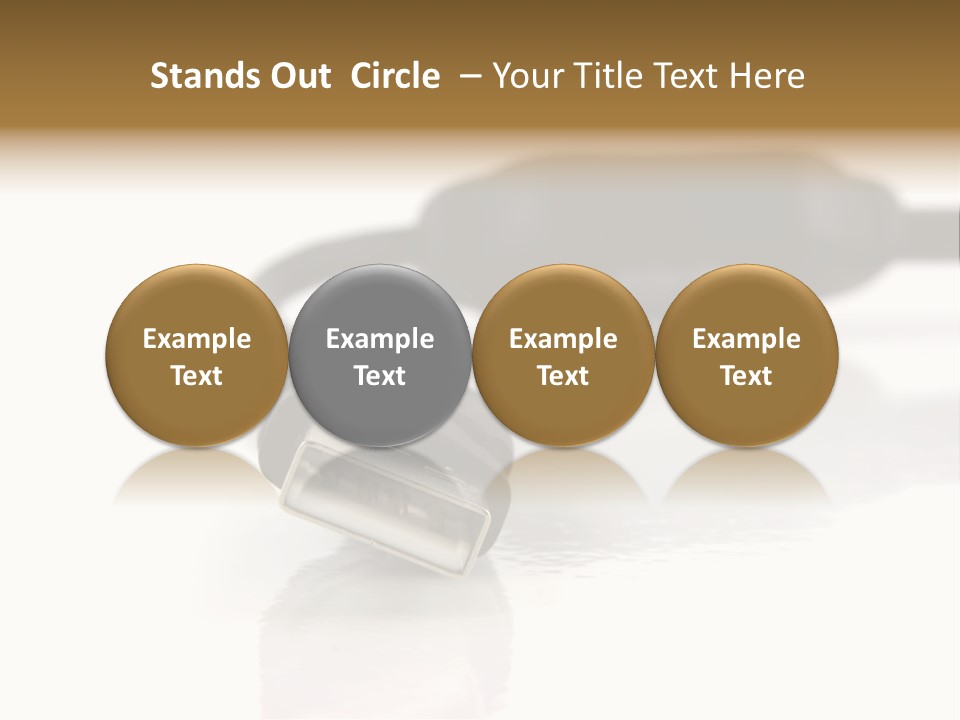 Close Up Of Computer Cables On A White Background PowerPoint Template