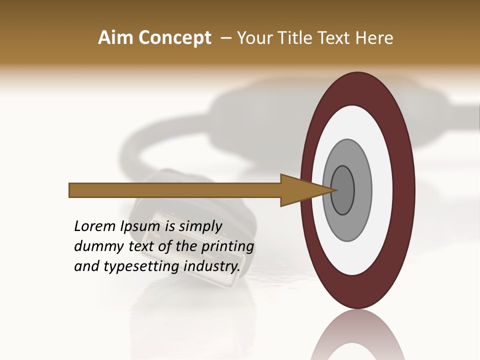 Close Up Of Computer Cables On A White Background PowerPoint Template