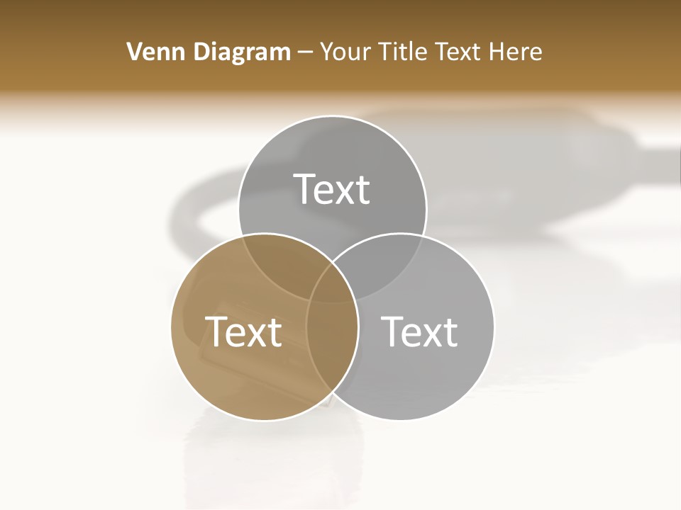Close Up Of Computer Cables On A White Background PowerPoint Template