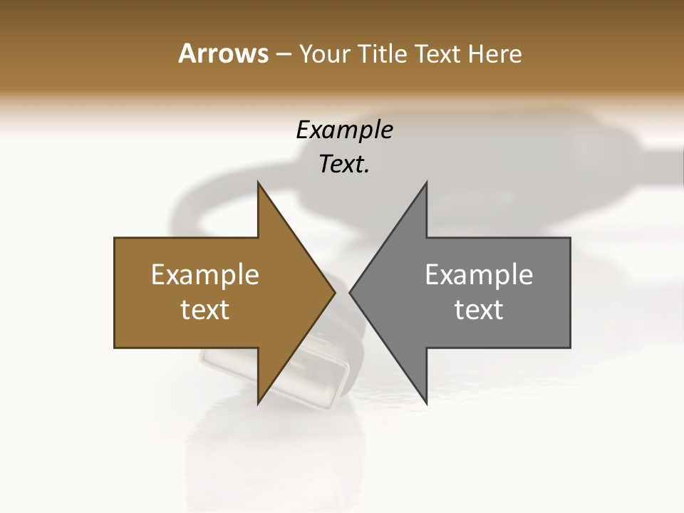 Close Up Of Computer Cables On A White Background PowerPoint Template