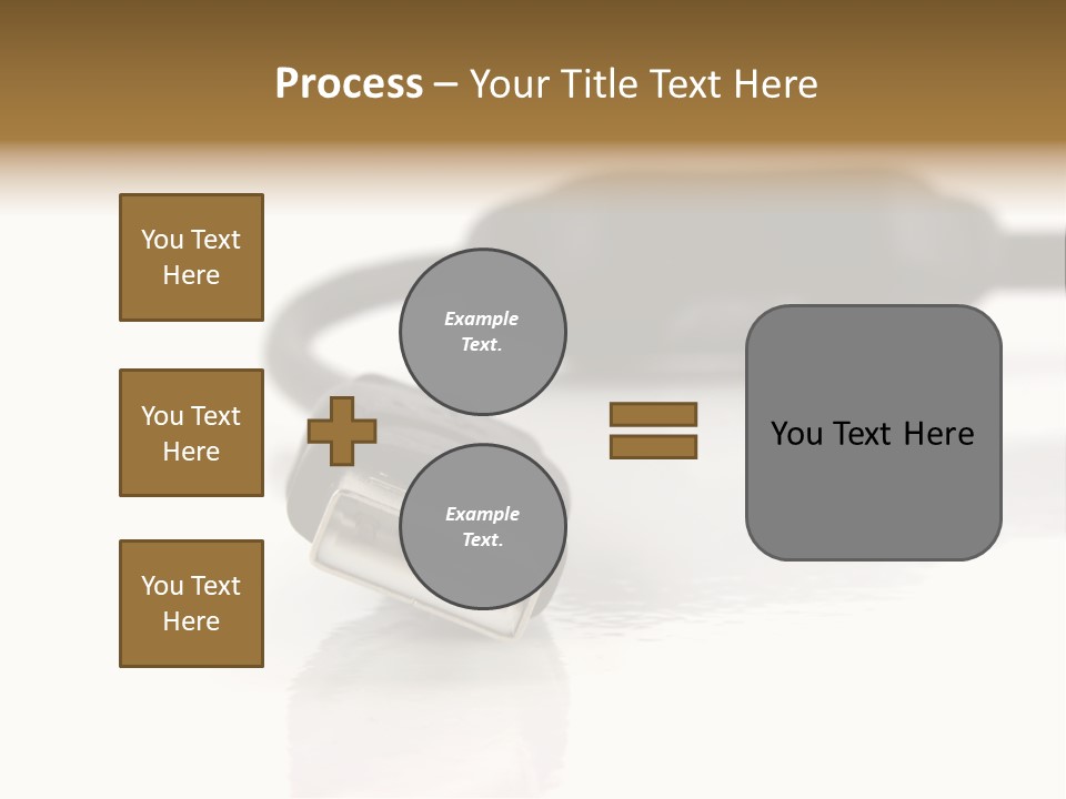 Close Up Of Computer Cables On A White Background PowerPoint Template
